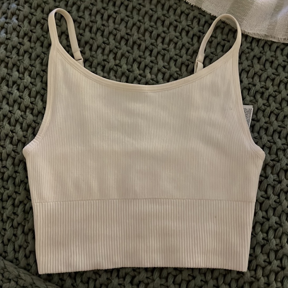 Old Navy Off White Crop Top
